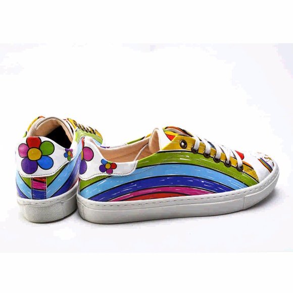Rainbow Slip on Sneakers - Neefs Line of Goby Shoes - Picture 5 of 5